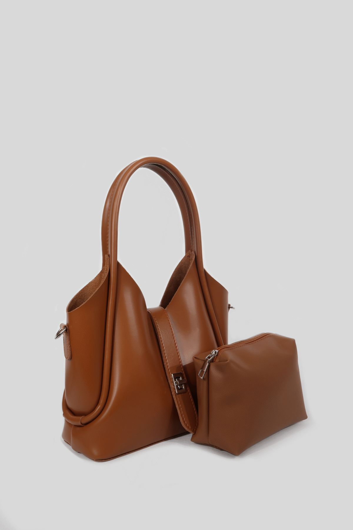 Cindy Camel Bag + Pochette