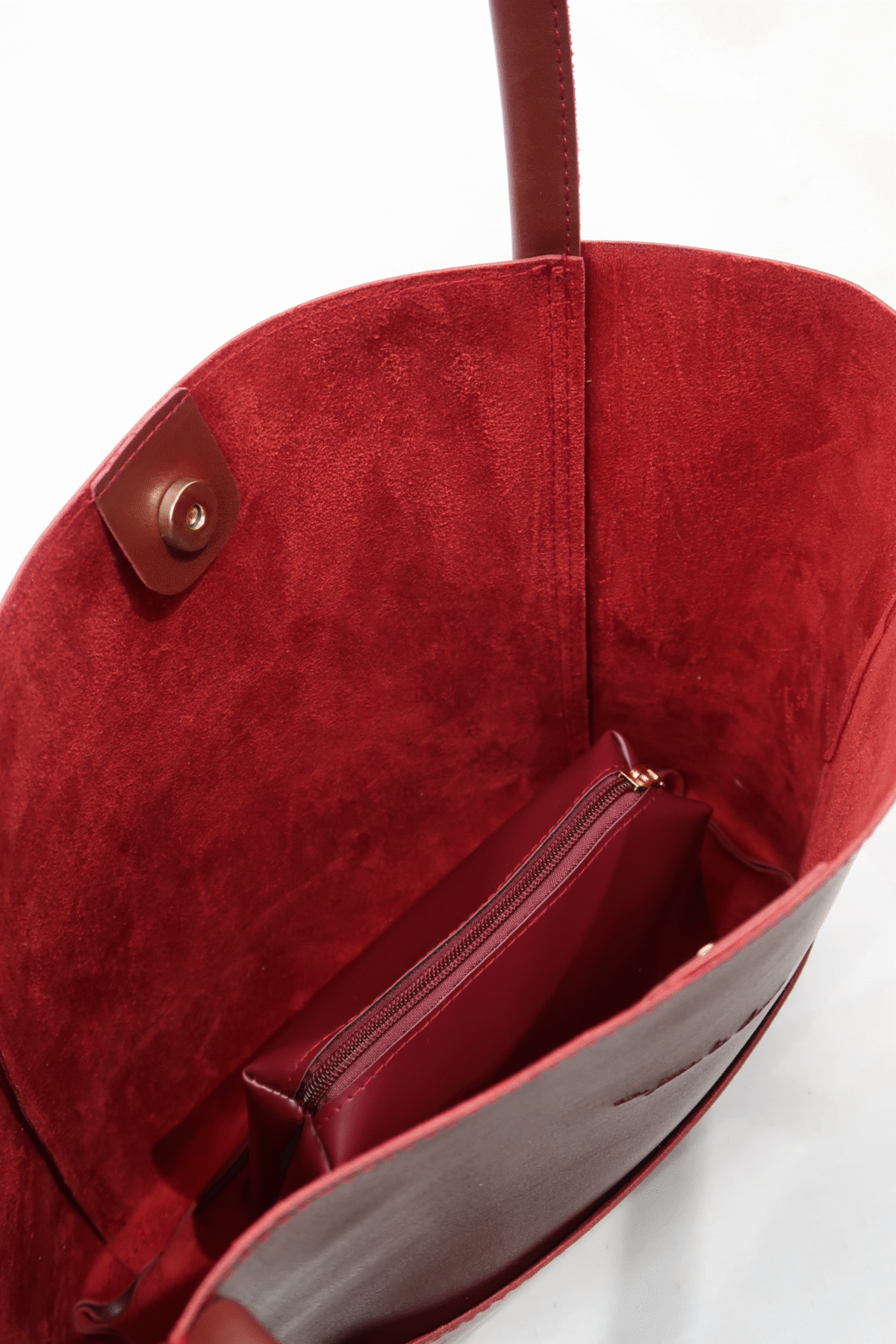 Maximore Burgundy Bag + Pochette