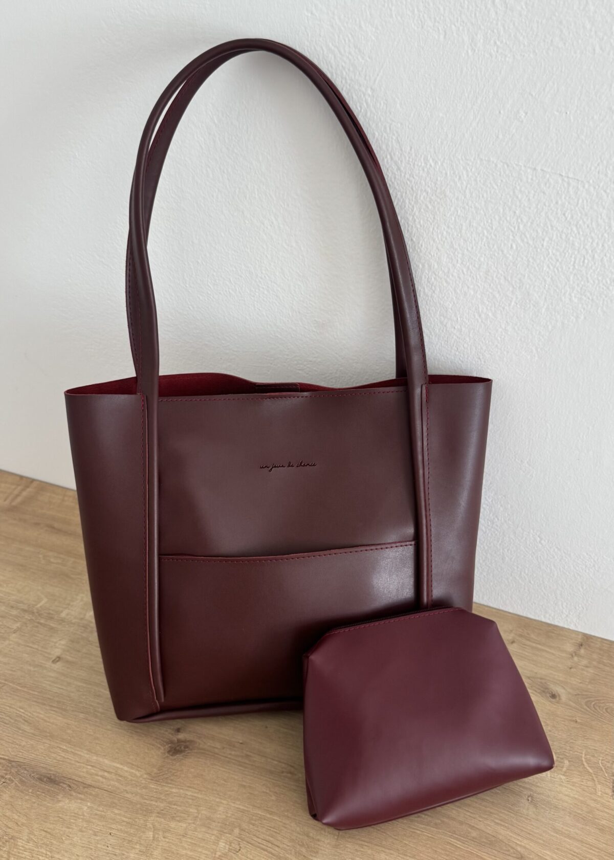 Maximore Burgundy Bag + Pochette