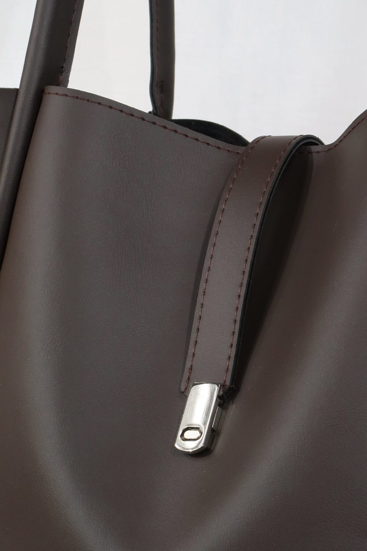 New Amber Dark Brown Bag + Pochette