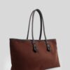 Forest Dark Brown Suede Bag