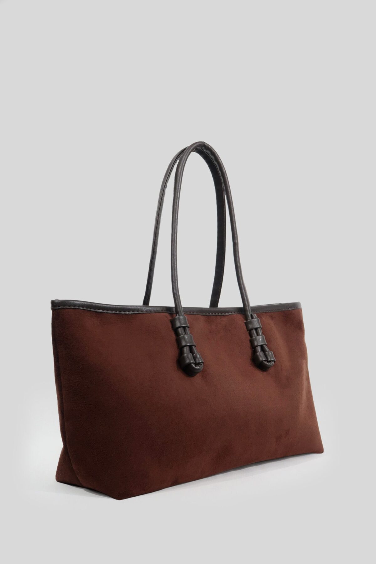 Forest Dark Brown Suede Bag