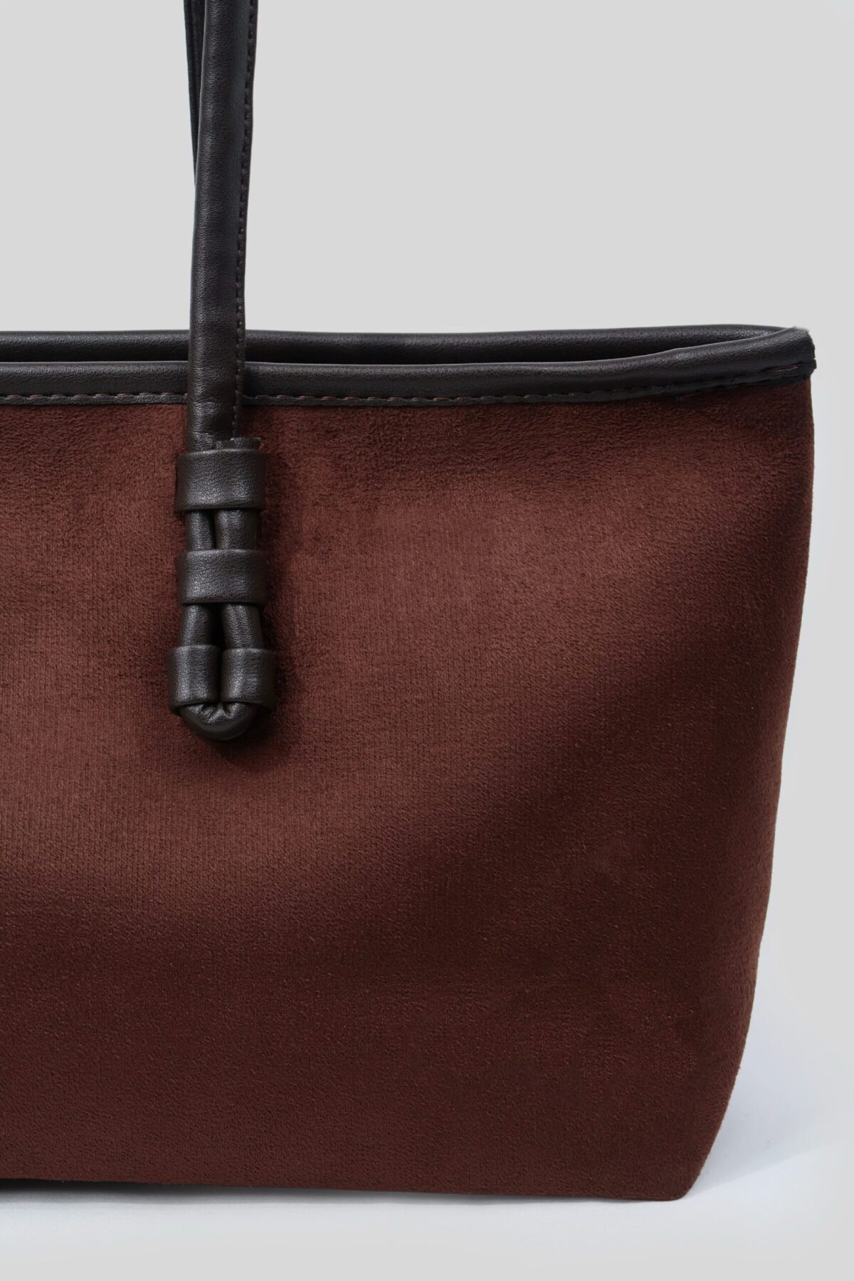 Forest Dark Brown Suede Bag
