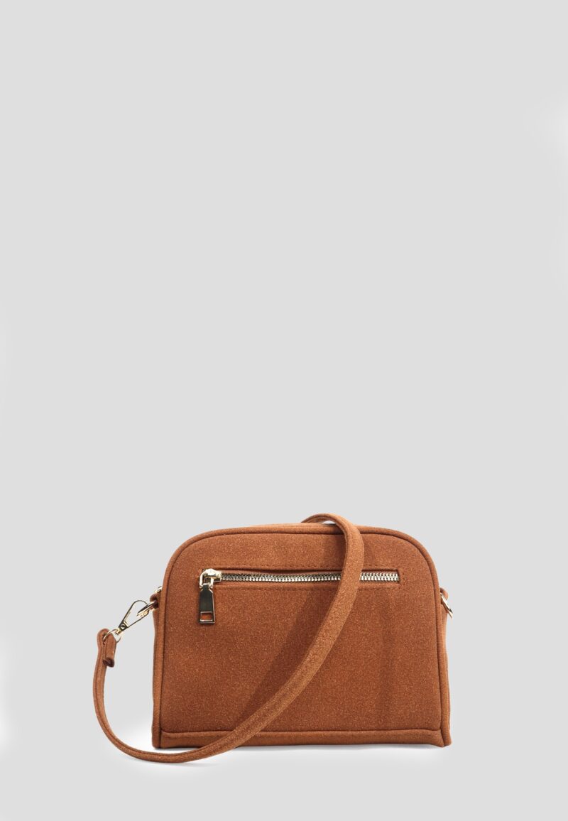 Dolly Suede Camel Bag