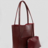 Maximore Burgundy Bag + Pochette
