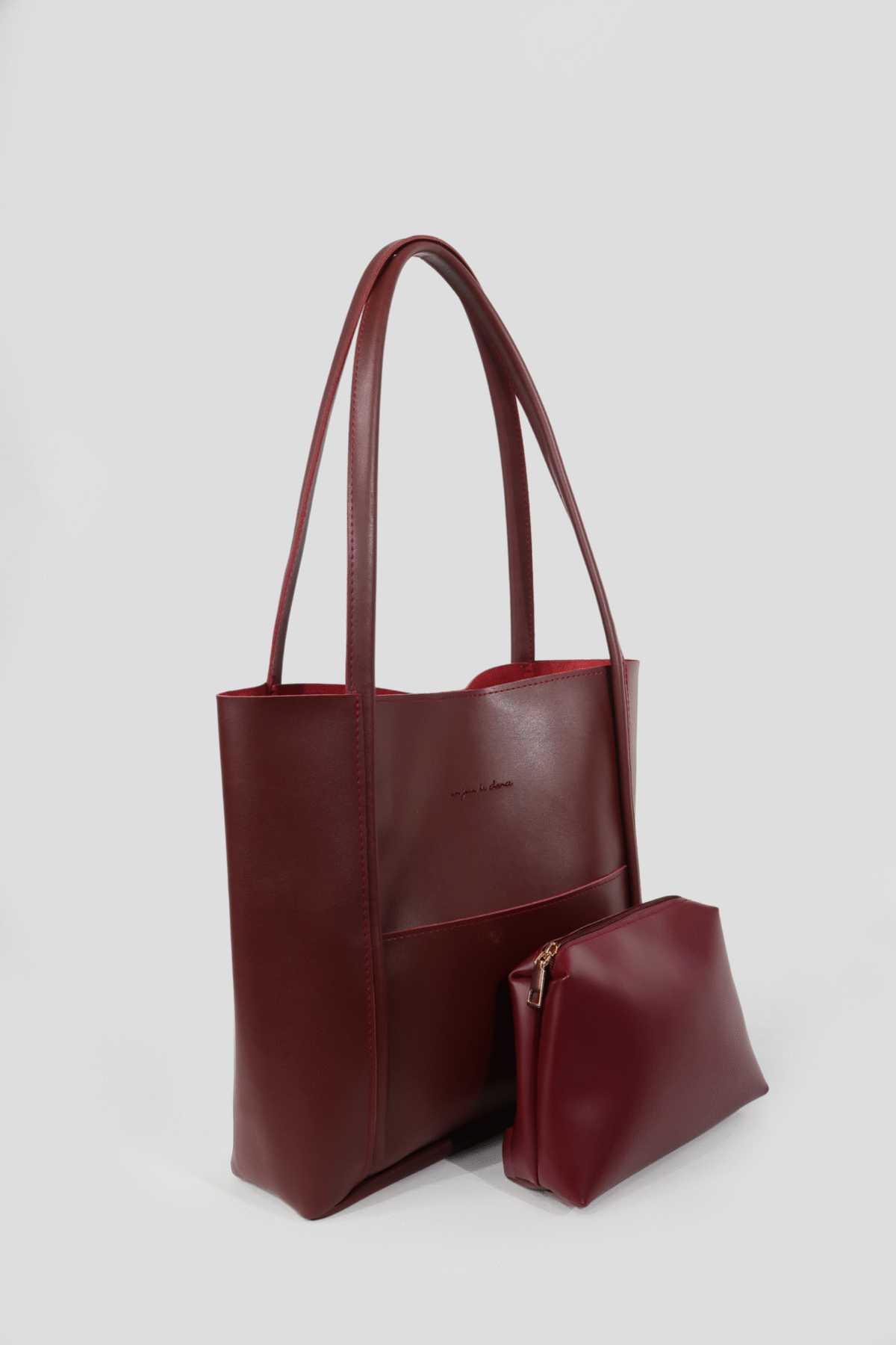 Maximore Burgundy Bag + Pochette