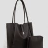 New Amber Dark Brown Bag + Pochette
