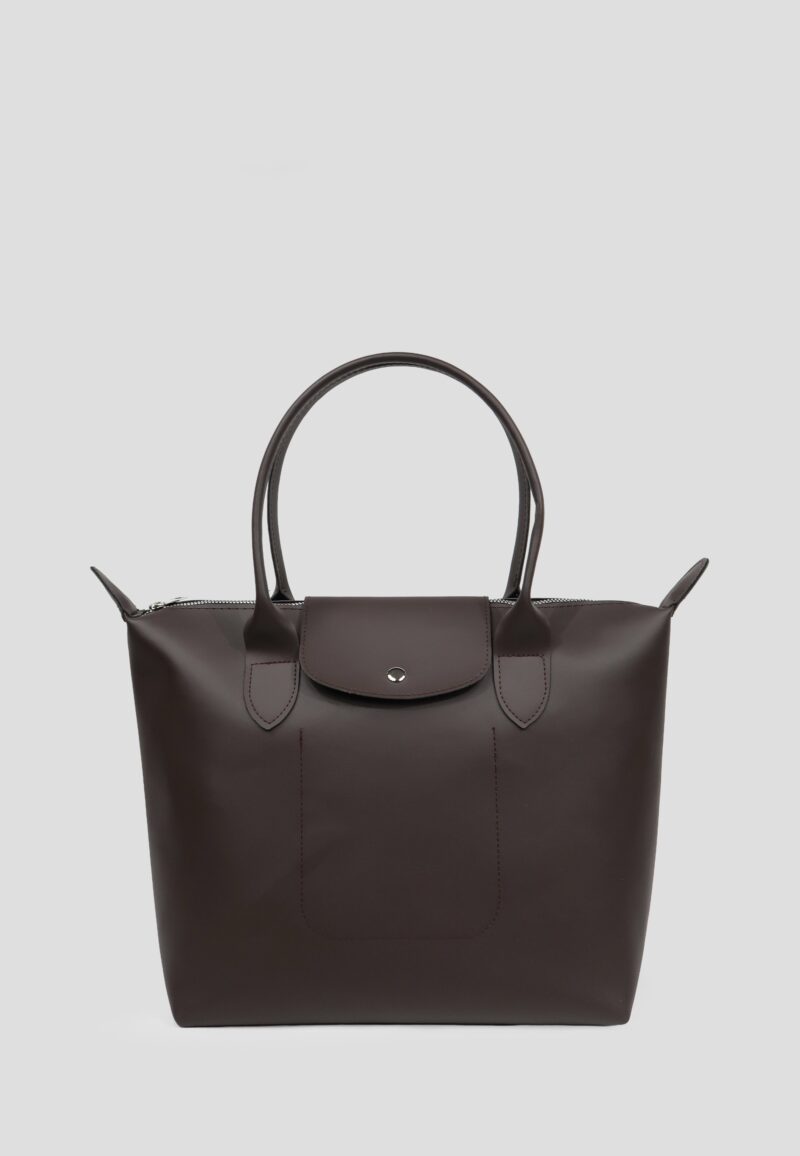 Longchamp Leather Dark Brown Bag