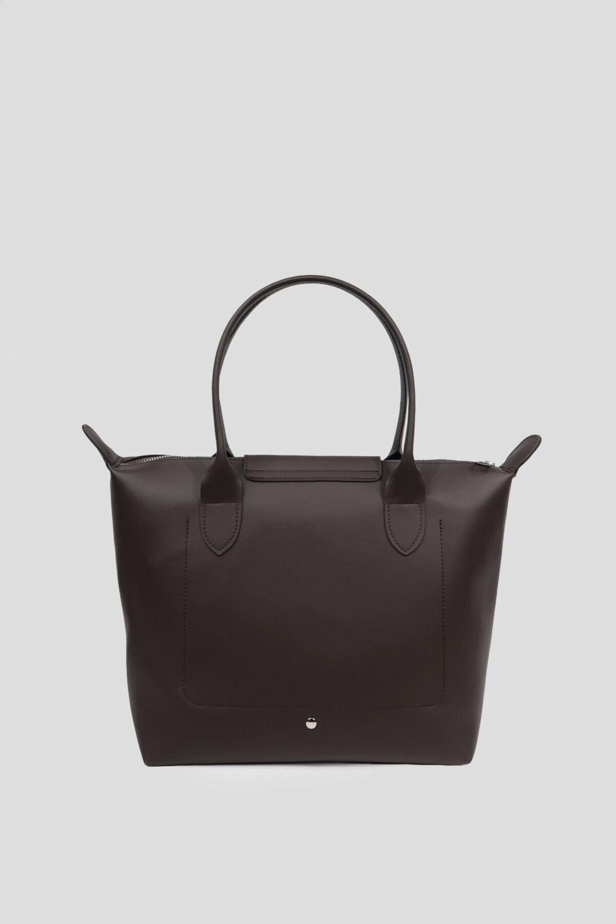 Longchamp Leather Dark Brown Bag