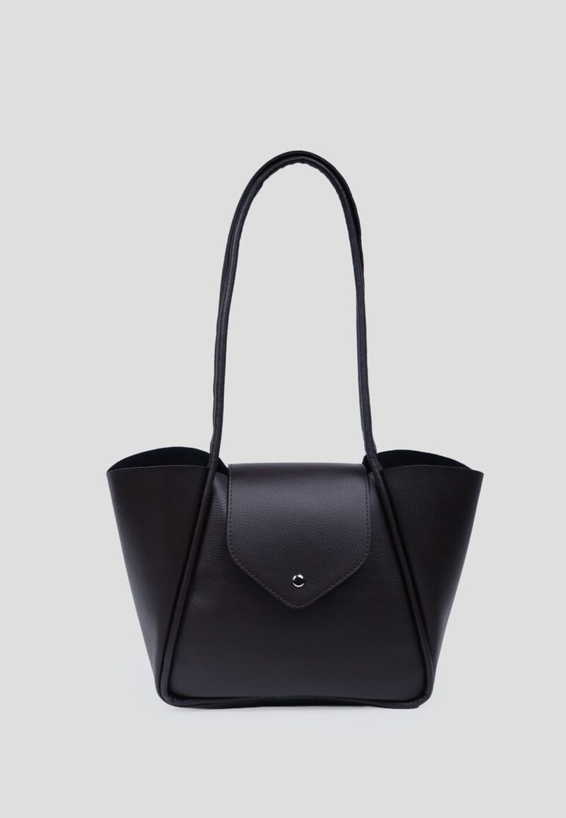 Petre MATTE Dark Brown Bag + Pochette
