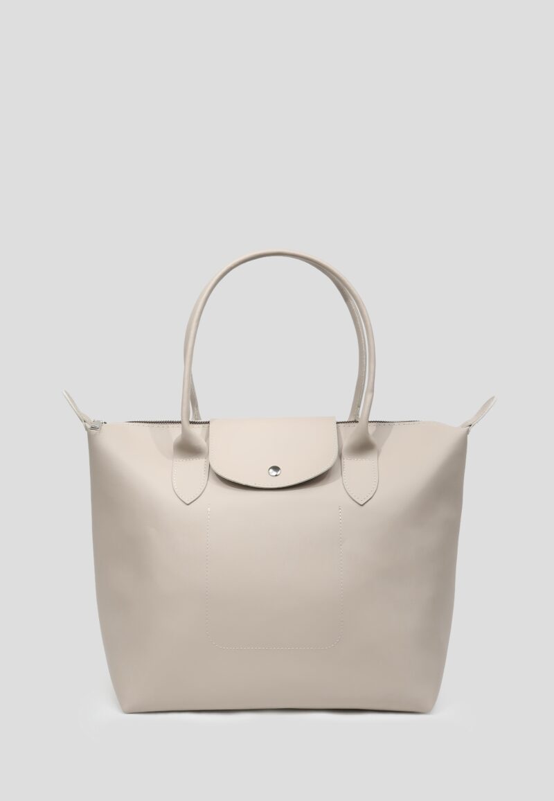 Longchamp  Leather Creamy Bag