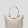 Longchamp  Leather Creamy Bag