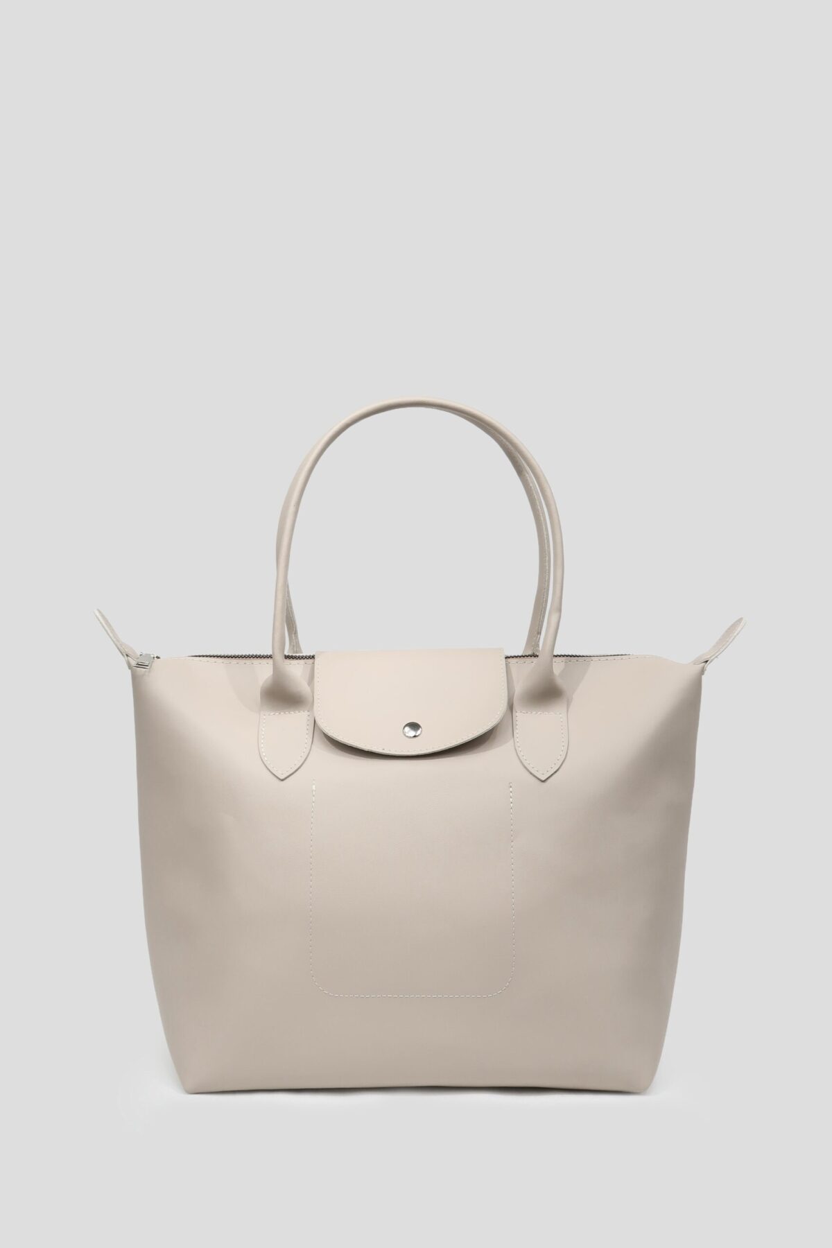 Longchamp  Leather Creamy Bag