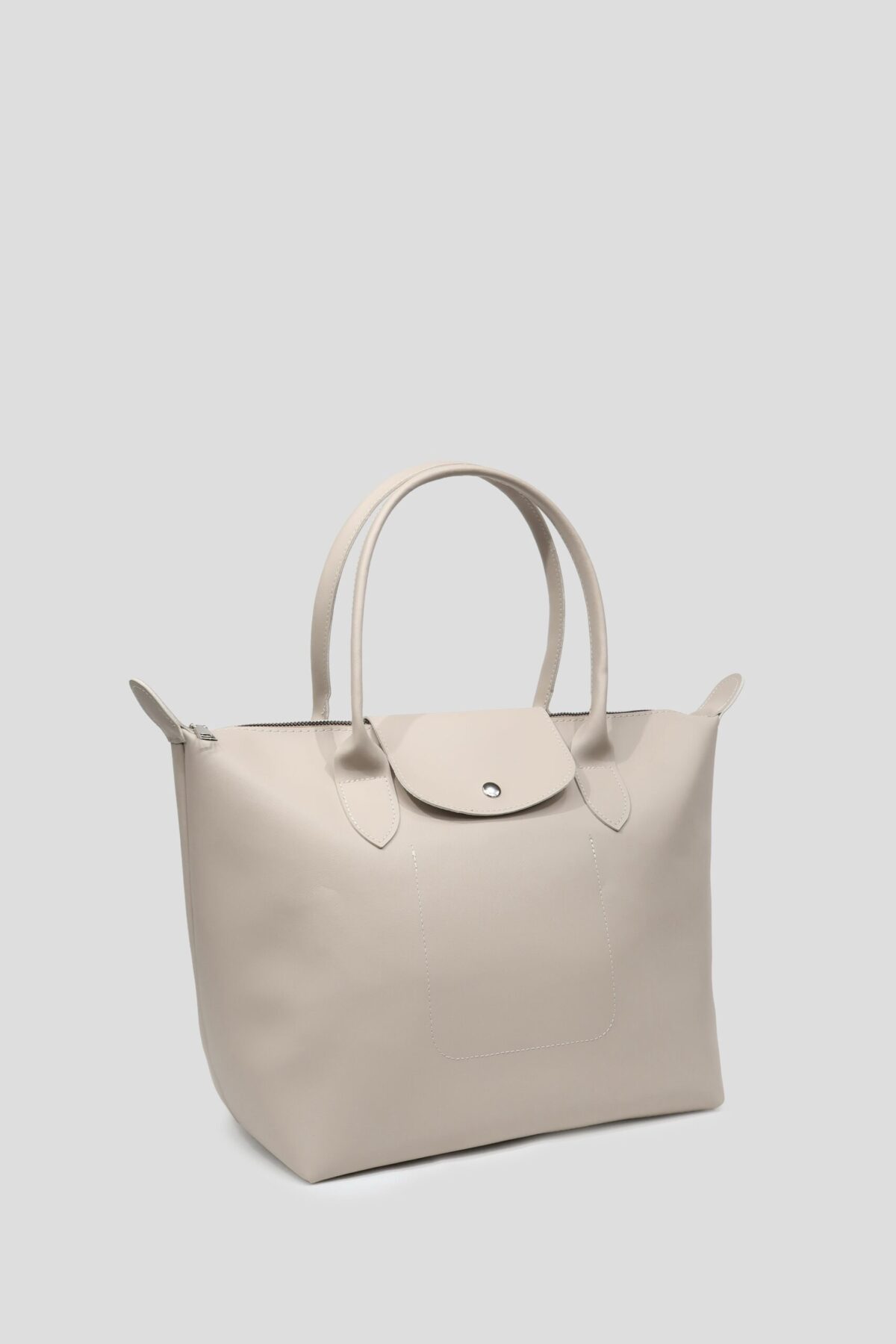 Longchamp  Leather Creamy Bag