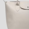 Longchamp  Leather Creamy Bag