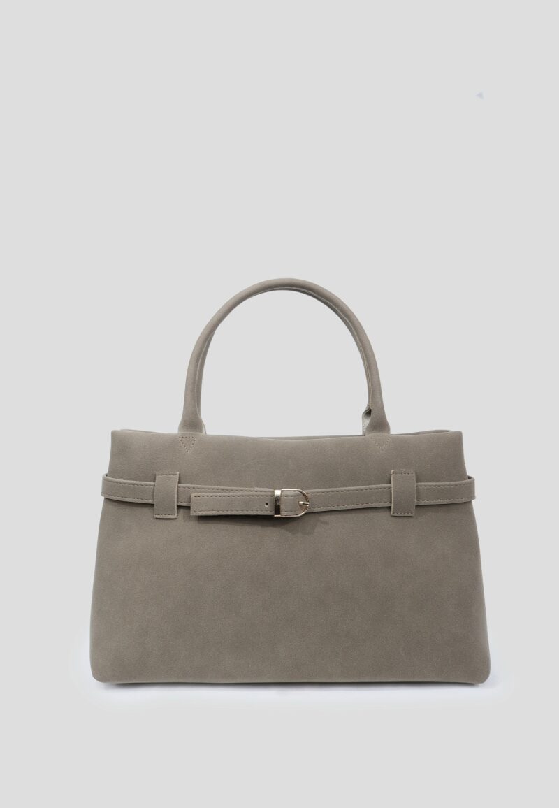 Mussel Suede Beige Bag