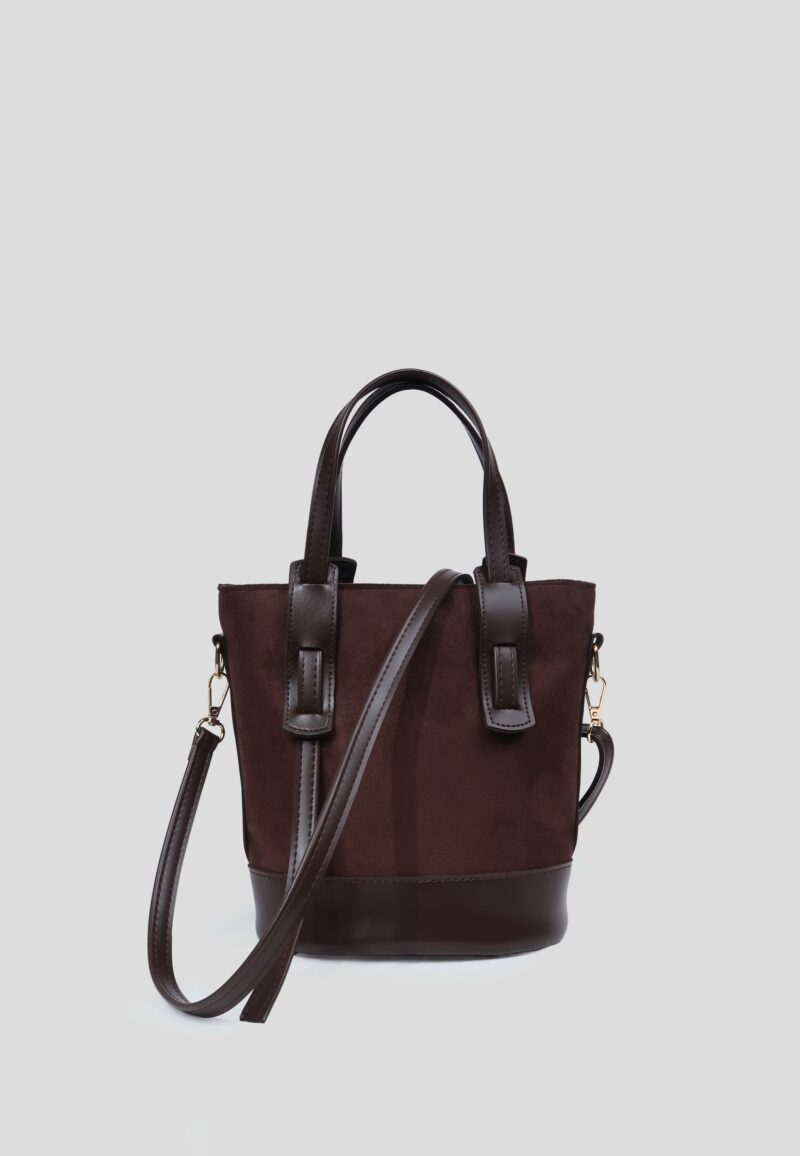 Darly Suede Dark Brown Bag