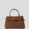 Mussel Suede Camel Bag
