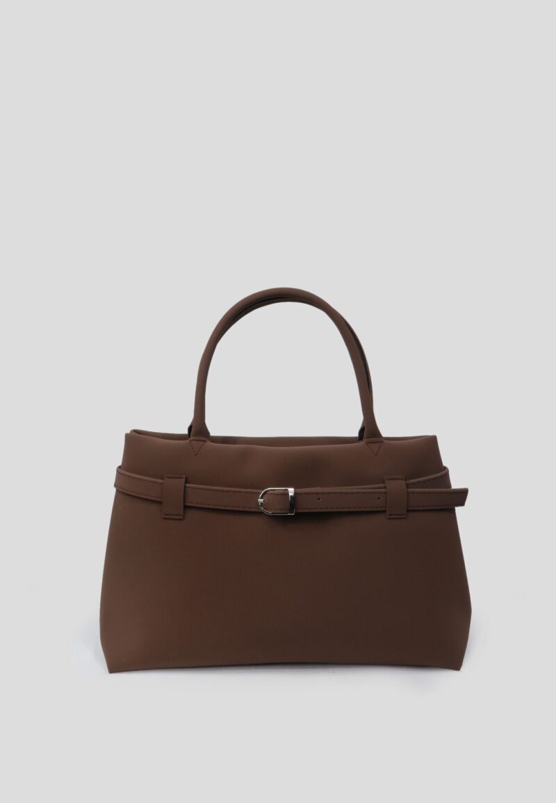 Mussel Suede Dark Brown Bag