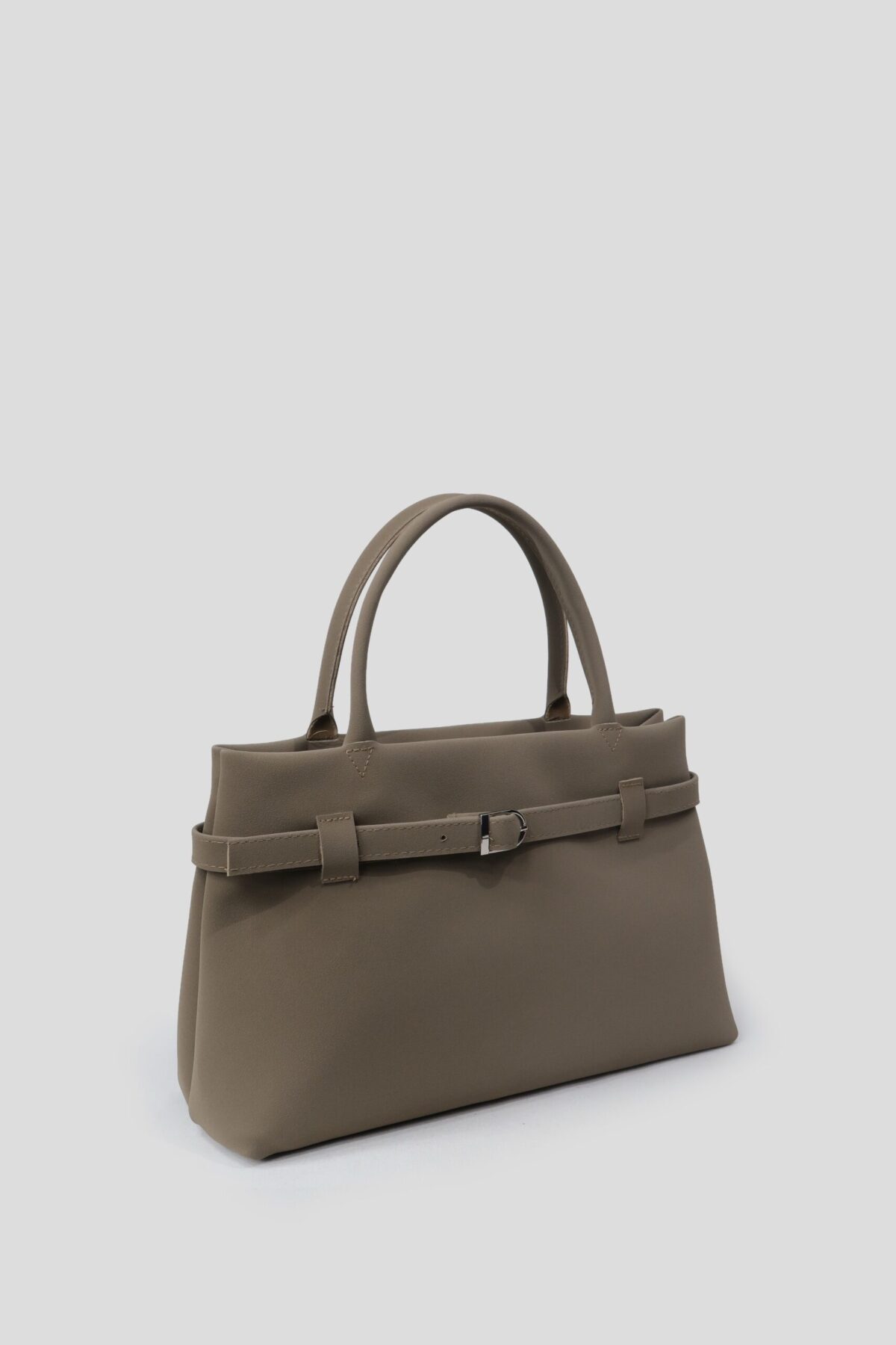 Mussel Suede Beige Bag