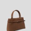 Mussel Suede Camel Bag