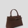 Mussel Suede Dark Brown Bag
