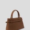 Mussel Suede Camel Bag