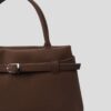 Mussel Suede Dark Brown Bag