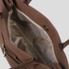 Mussel Suede Dark Brown Bag