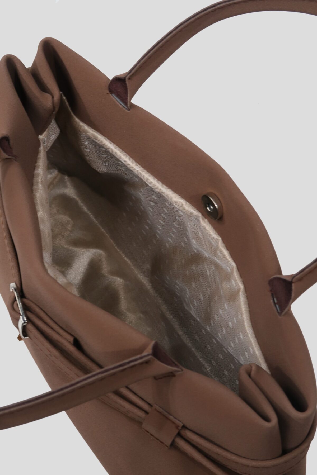Mussel Suede Dark Brown Bag