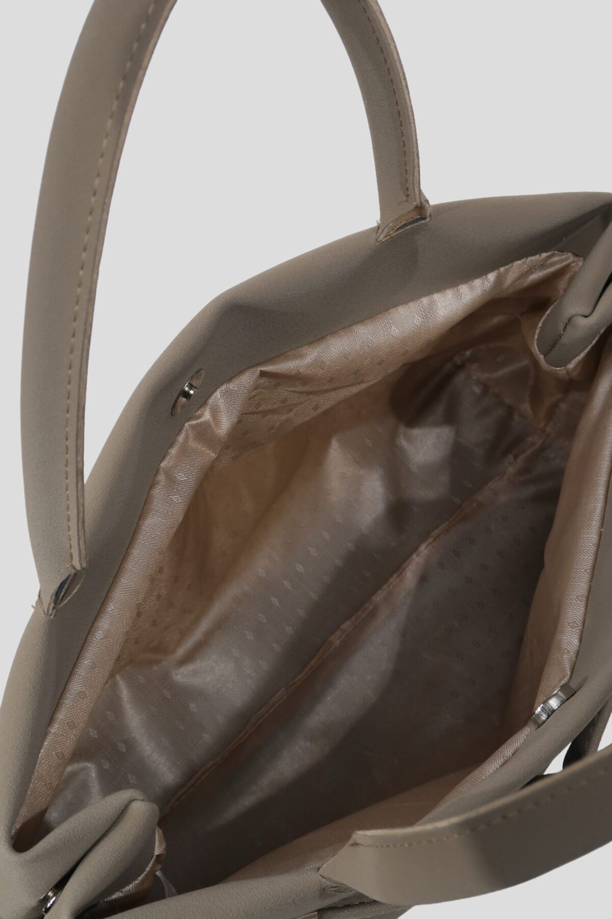 Mussel Suede Beige Bag
