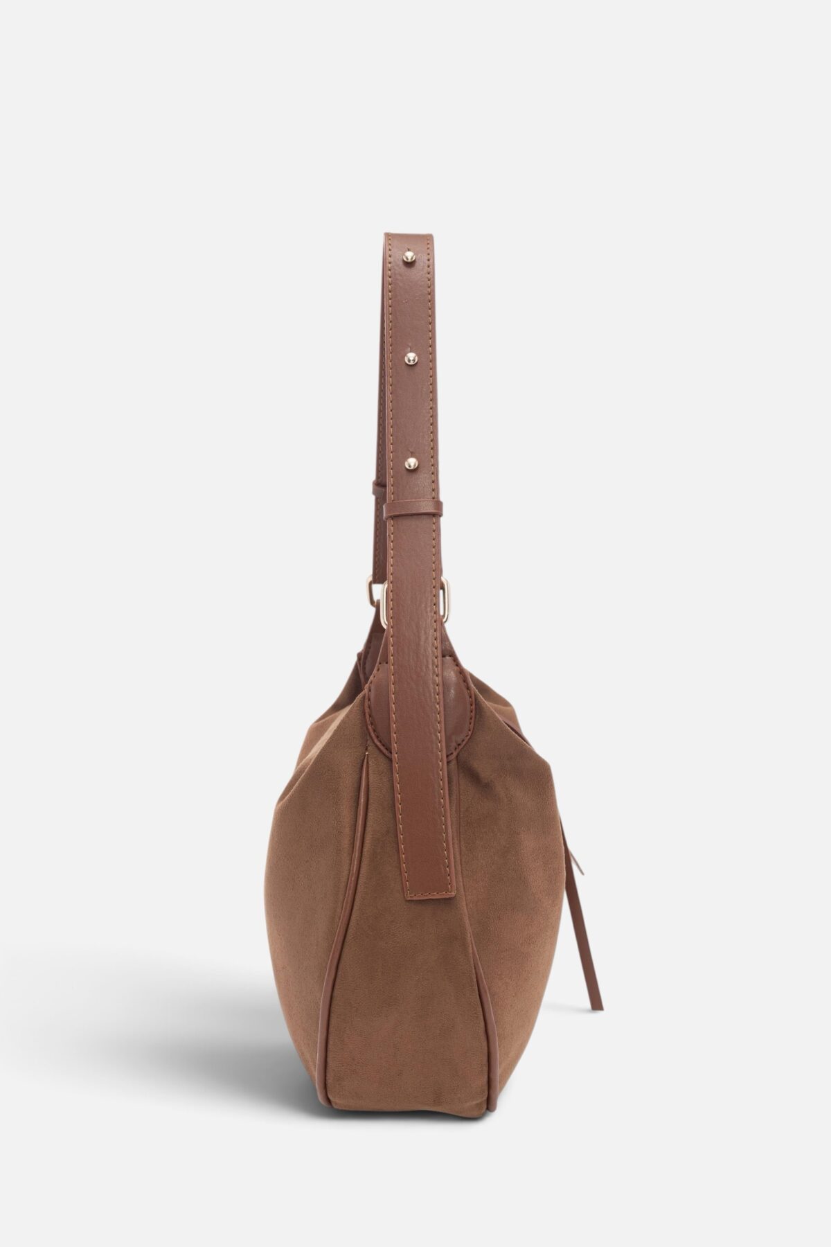Gabi Suede Camel Bag