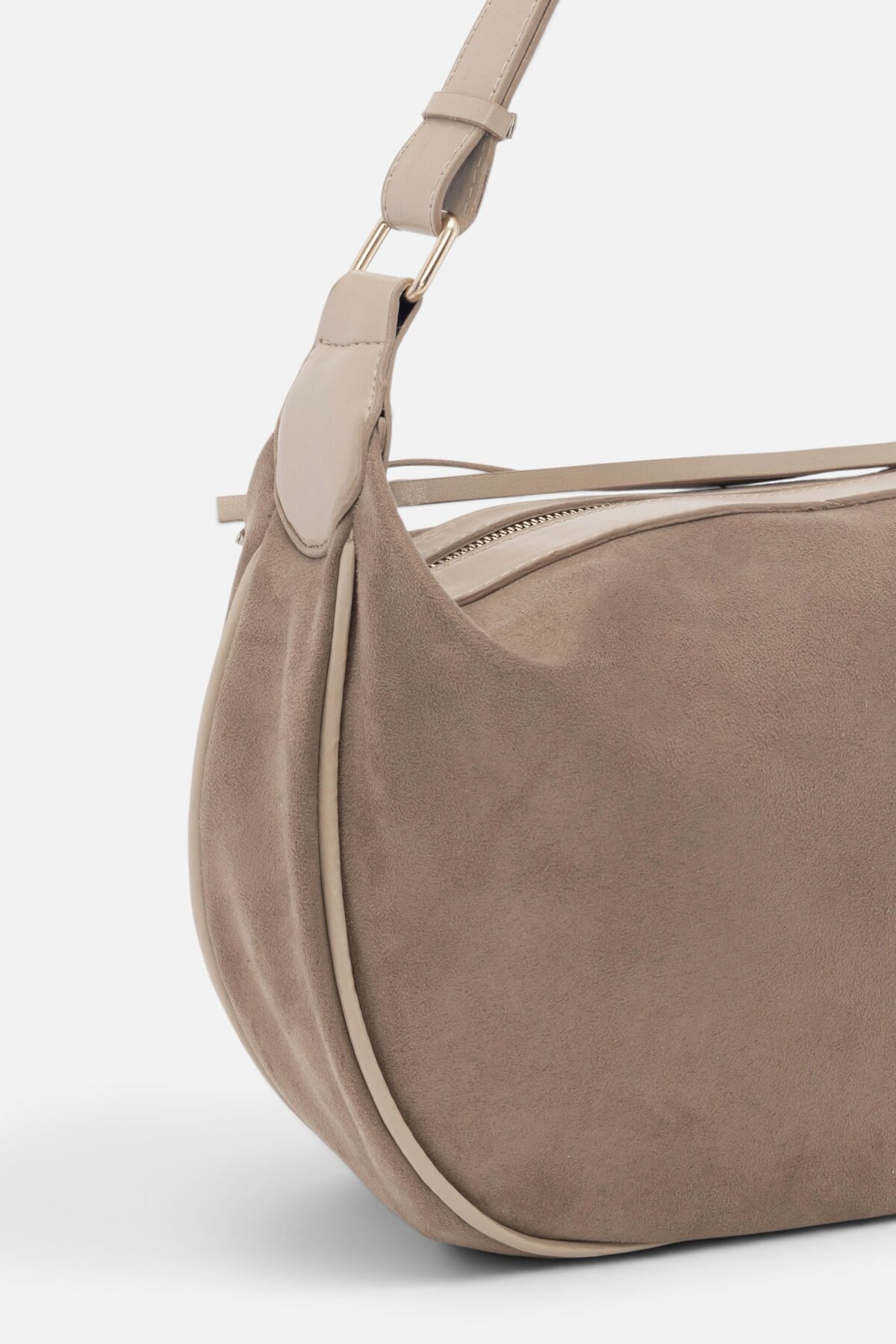 Gabi Suede Beige Bag