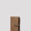 Taylor Suede Light Camel Wallet