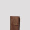 Taylor Suede Dark Camel Wallet