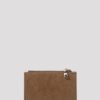 Taylor Suede Light Camel Wallet
