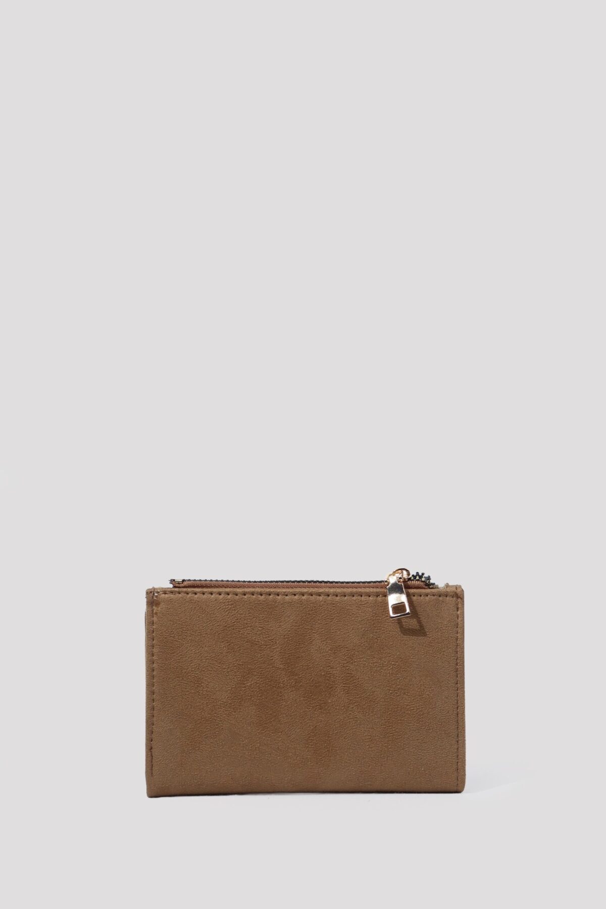 Taylor Suede Light Camel Wallet
