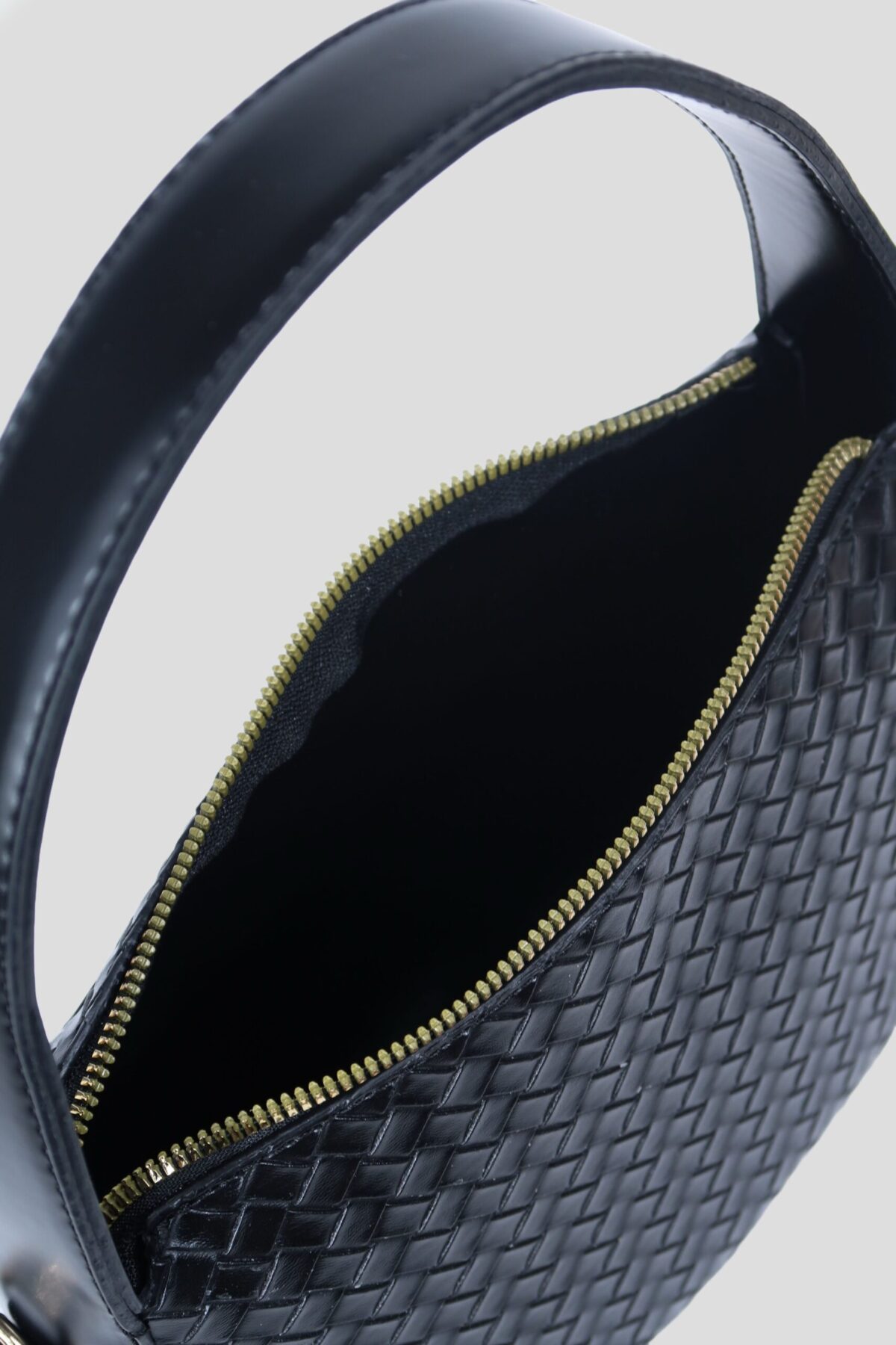 Croco Black Bag