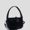 Croco Black Bag