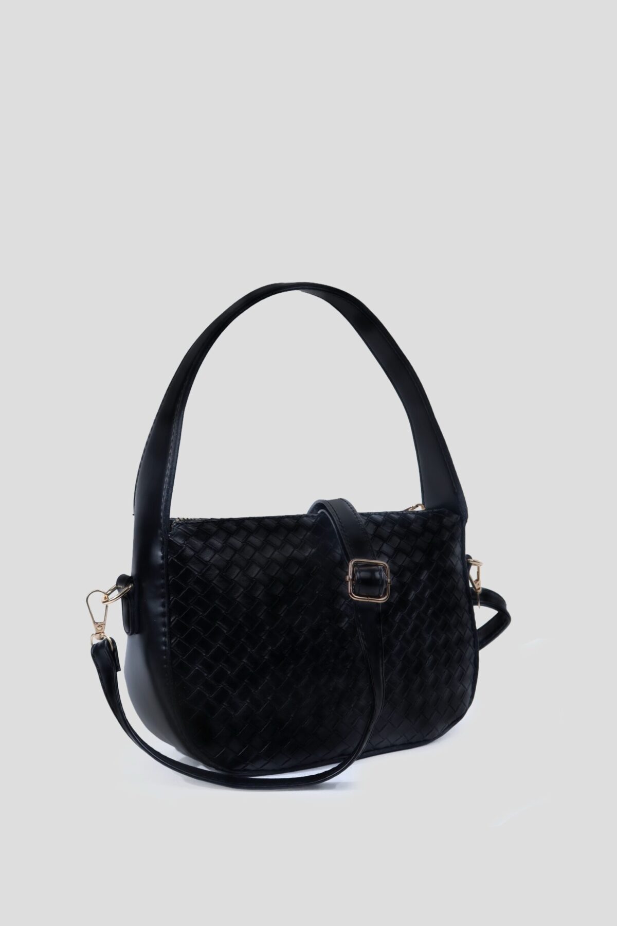Croco Black Bag