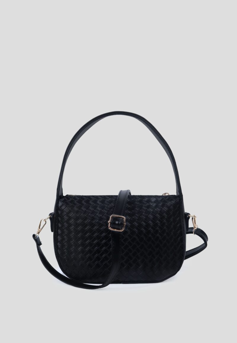 Croco Black Bag
