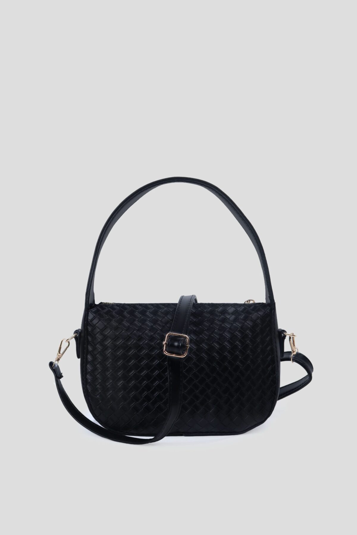 Croco Black Bag
