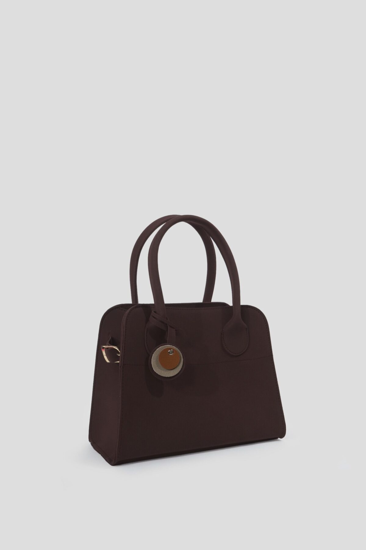 img_0557 Lumen Suede Dark Brown Bag