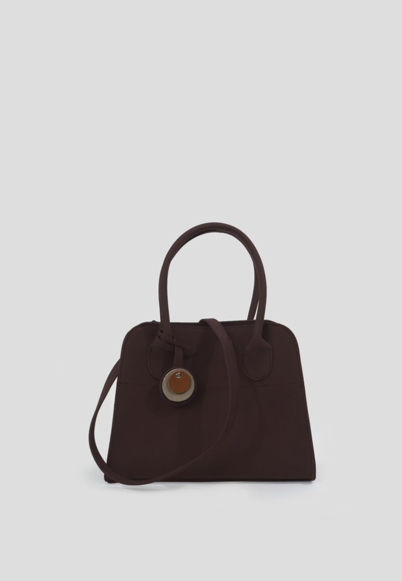 Lumen Suede Dark Brown Bag