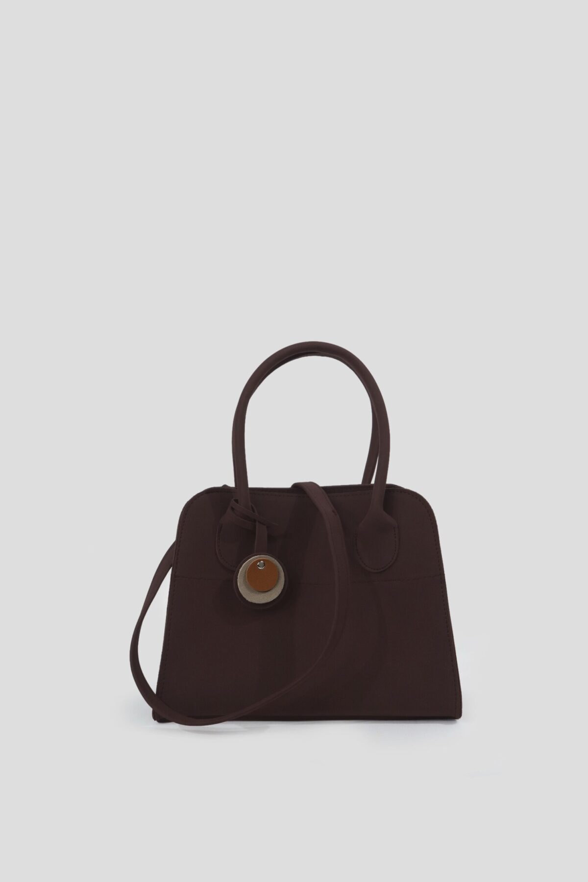 img_0558 Lumen Suede Dark Brown Bag
