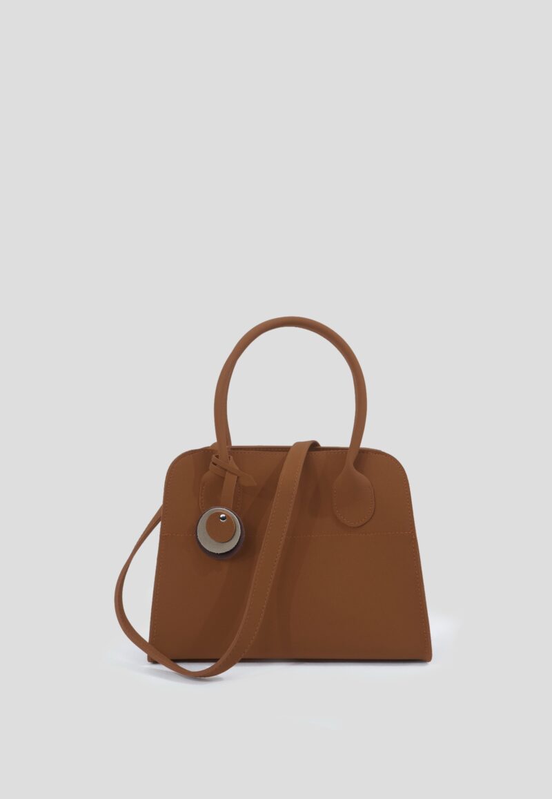 Lumen Suede Camel Bag