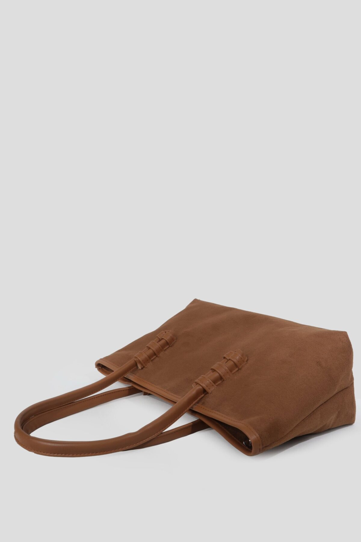 Forest Camel Suede Bag