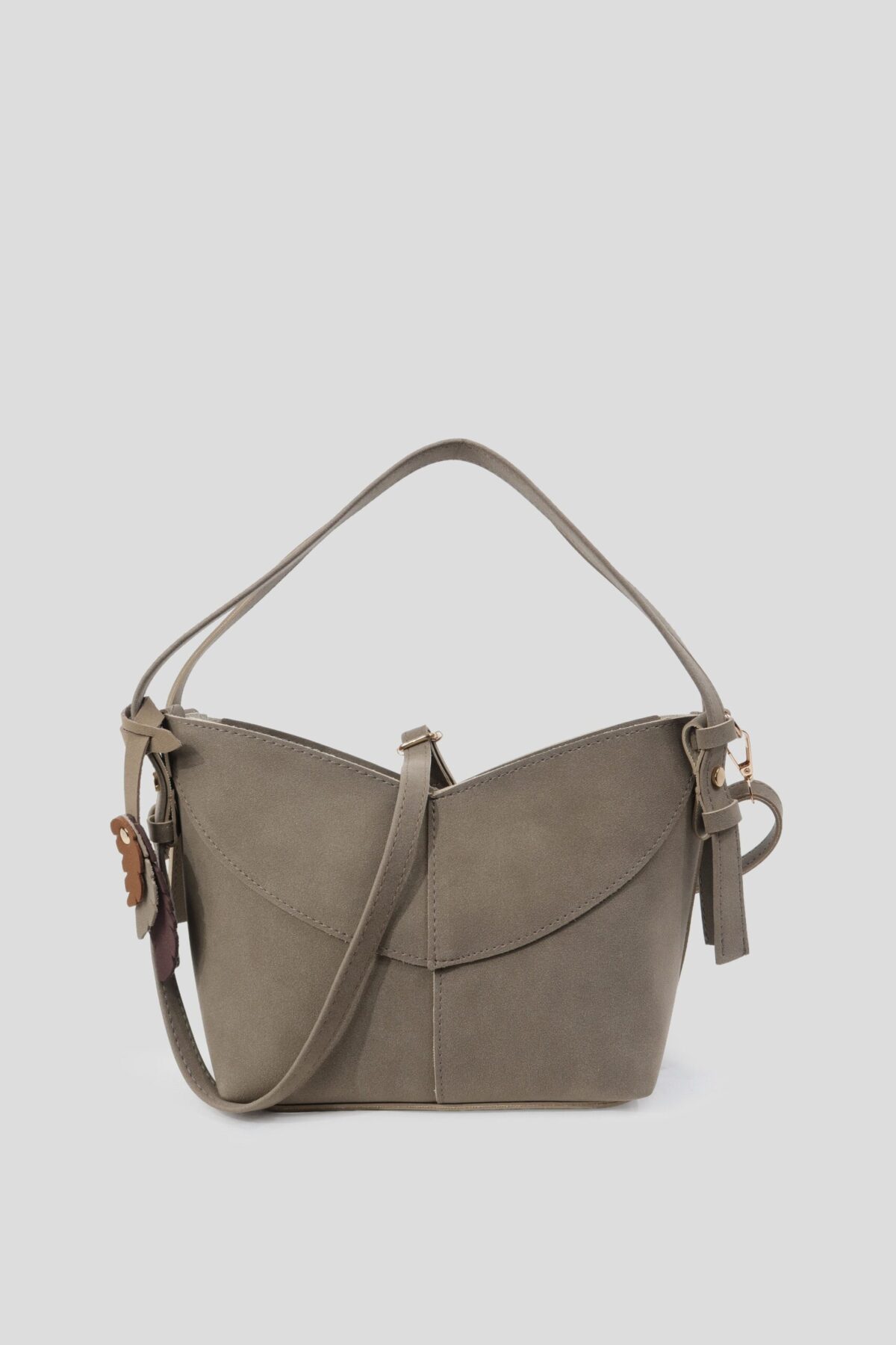 img_0725 Feather Suede Beige Bag