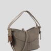 img_0726 Feather Suede Beige Bag