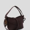img_0727 Feather Suede Dark Brown Bag